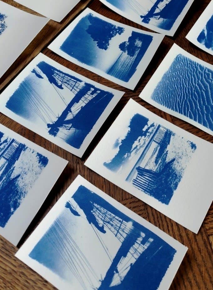 Atelier cyanotype